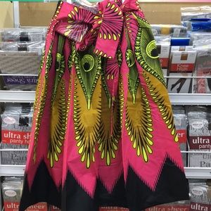 African skirt with scarf included